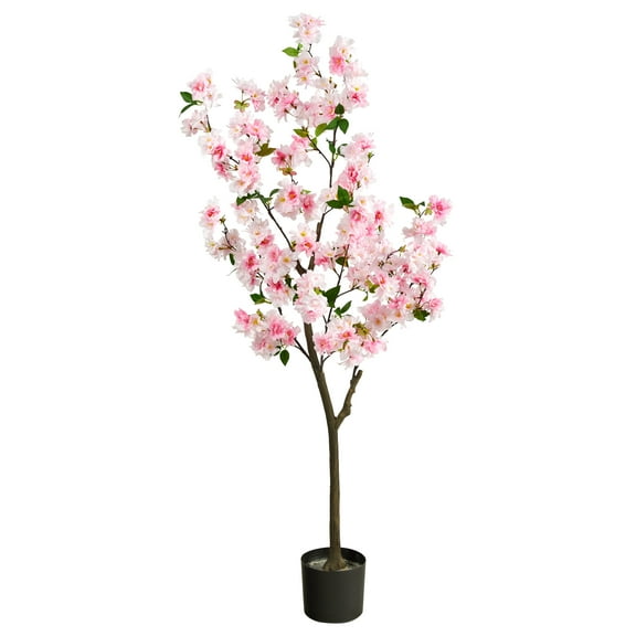 Nearly Natural 5' Cherry Blossom Artificial Tree