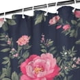 thumbnail image 3 of Pioneer Flower Floral Print Pattern Shower Curtain 36"x72" ,Bathroom Decorative Shower Curtains Set with 12 Hooks,Modern Waterproof Washable Shower Curtain, 3 of 6