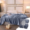 thumbnail image 1 of LSLJS Throw Blankets Soft Fuzzy Warm, Fuzzy Throw Blankets Couch Fleece, Throw Blankets Bed Cozy Machine Washable Plush Thick Comfy Checkered Furry Sofa, Throw Blanket, 1 of 9