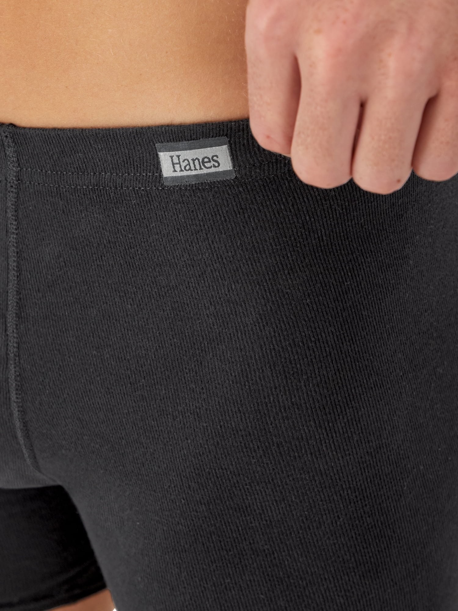 Hanes Men's Super Value Pack Covered Waistband Boxer Briefs 10 Pack