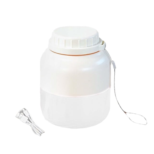 Licuadora portátil mini personal para hacer jugos, ideal para el hogar y el fitness. Blanco
