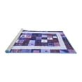 thumbnail image 2 of Ahgly Company Machine Washable Indoor Rectangle Abstract Blue Contemporary Area Rugs, 8' x 12', 2 of 4