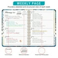 Fieroe 2025 English Schedule Planner A5, 20242025 Academic Planner