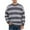 C-Grey417, variant on DHFJKG Men's Color Block Striped Sweaters Loose Fit Long Sleeve Crewneck Pullover Autumn Winter Casual Jumper Tops