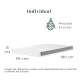 thumbnail image 2 of Colchón Individual - Memory Foam - Material Transpirable y Refrescante - Espuma De Alta Densidad- Ergonómico - Ideal para Cualquier Cama Individual Brindando Confort Diario., 2 of 8