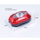 thumbnail image 5 of Advancent Tail Light Hard Light Plastic Red Lighting Compact Lamp Replacement Lightness Beacon Sign Warning for Mountain Cycling Type2, 5 of 6