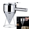 thumbnail image 1 of Stainless Steel Piston Funnel with Support Octopus Balls Tool for Sauce Cream Dosing Funnel, 1 of 8