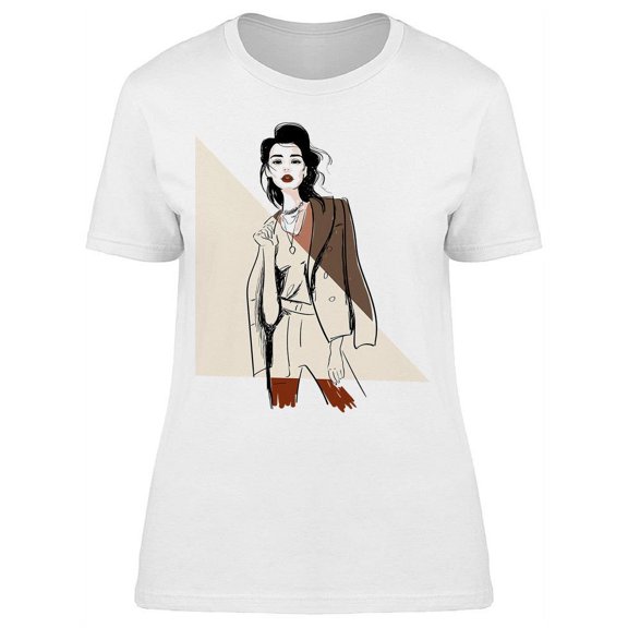 Classy And Attractive Woman T-Shirt Women -Image by Shutterstock, Female XX-Large