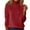 13#Vermilion, variant on Cozy Sweaters For Women Turtleneck Long Sleeve Pullover Knitted Pullover Warm Tops Fall Winter Clothes Saffron 2XL