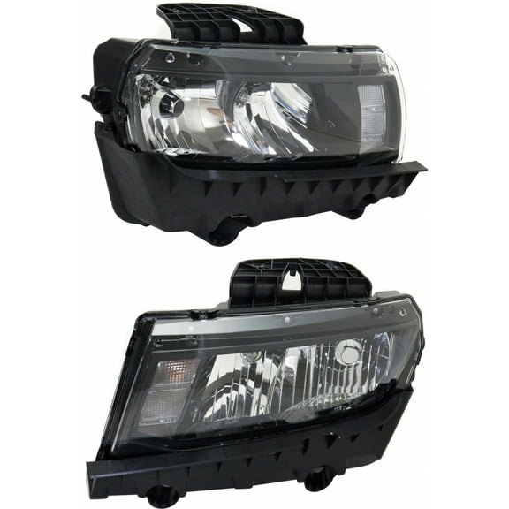 For Chevy Camaro Headlight Assembly 2014 2015 Pair Driver and Passenger Side DOT Certified | GM2502391 | GM2503391 | 23398035