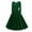Green, variant on Miqool 1950s Vintage Dresses for Women Retro 3/4 Sleeve Cocktail Party A-Line Swing Midi Dress Wedding Guest Dresses Elegant Work Dress with Belt