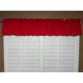 thumbnail image 3 of Solid Poplin Window Valance 58" Wide Red, 3 of 4