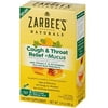 Zarbee's Naturals Cough & Throat Relief + Mucus Daytime Drink Mix with Dark Honey, Natural Lemon Flavor, Packets 6 ea