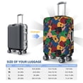 thumbnail image 4 of Saiise Colored Guitars Print Luggage Covers For Suitcase, Suitcase Cover Protector Fit 18-32 Inch Luggage-Medium, 4 of 7