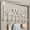 White, variant on Artrylin Over Door Hanger, Metal Over The Door Hook Rack with 7 Hooks for Hanging Towel Robe Coat Bathroom Bedroom (Gold)