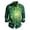 Green, variant on Men's St. Patrick's Day Shamrock Button Up Shirt Long Sleeve Casual Top