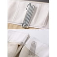 thumbnail image 5 of Window Dressing Solution, Traverse Pleater for Smooth Gliding, Easy Cleaning, and Time-Saving Installation (25 Pieces Silver, Stainless Steel), 5 of 5