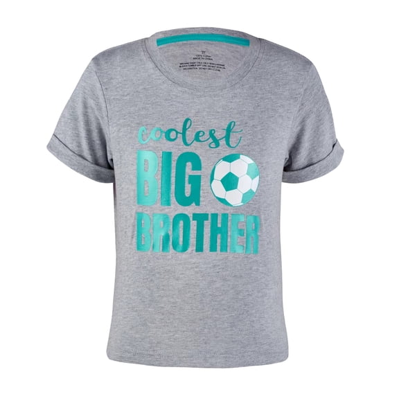 Cnins Soccer Children's T-Shirt, Gray, Big Boys 8Y