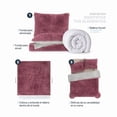 thumbnail image 5 of Funda Duvet Invernal Afelpada Doble Vista con Fundas de Almohada Esquimal (Rosa-Beige, Matrimonial), 5 of 5