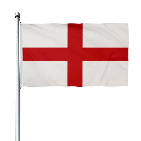 Aihccy St George (England) Flag with Brass Grommets Size - 3x5Ft