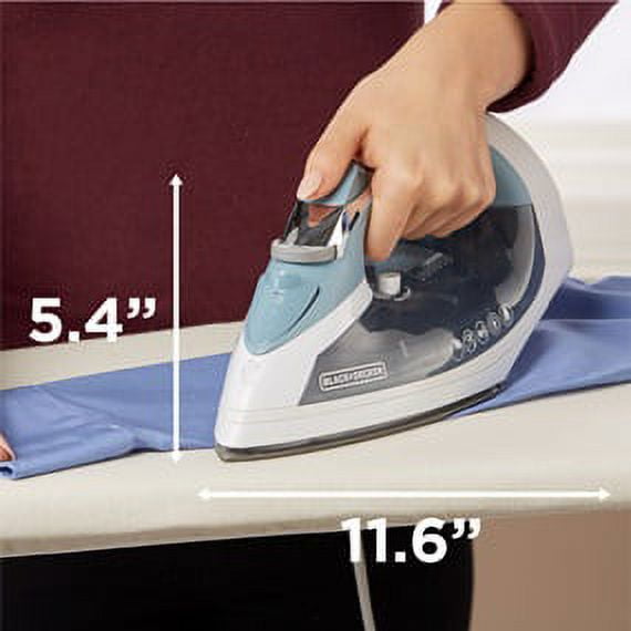 BLACK+DECKER Xpress Steam Iron, Smartsteam Technology, Aquamarine, IR05X