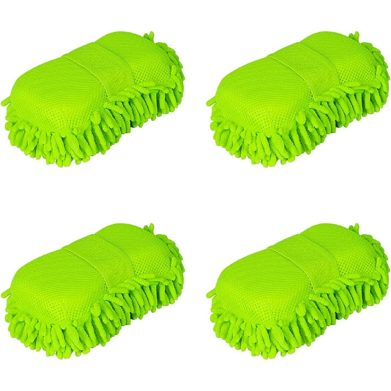 [Block Scrubber] Upholstery and Leather Microfiber Scrubbing Sponge (6 pack)