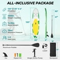 thumbnail image 4 of Naipo 10FT Avocado Green Paddle Board Inflatable Stand Up Board with Pump for Family Friends, 4 of 11