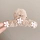 thumbnail image 1 of Pinza de pelo grande de felpa para mujer, para otoño e invierno, con lazo, con forma de tiburón, para tocado, 1 of 6