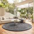 thumbnail image 5 of Shag Area Rugs for Living Room 9'(Round), Soft and Fluffy Shaggy Carpet for Pets, Machine Washable Floor Rugs for Living room, 5 of 7