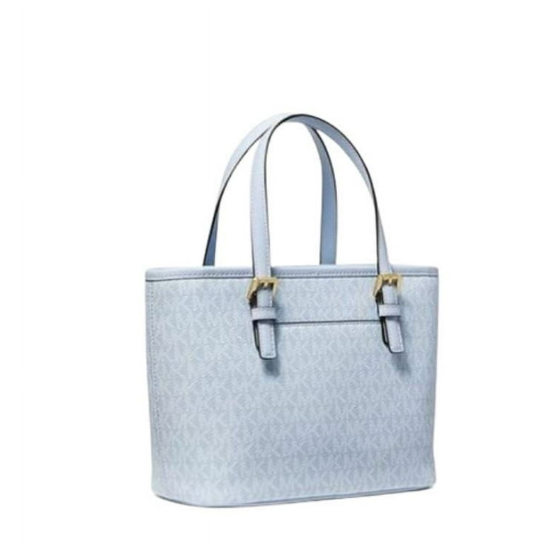 Michael+Kors+XS+Carry+All+Jet+Set+Travel+Women%27s+Tote+-+Pale+Blue for  sale online