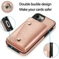 thumbnail image 4 of Compatible with iPhone 13 Pro Max Wallet Case with Card Holder Crossbody Neck Strap Lanyard Handbag Wrist Strap Purse for Women PU Leather Flip Case with Credit Card Kickstands Stand Case, 4 of 16