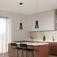thumbnail image 2 of Artika Kiyo Modern Pendant Light Fixture, Black, 2 of 5