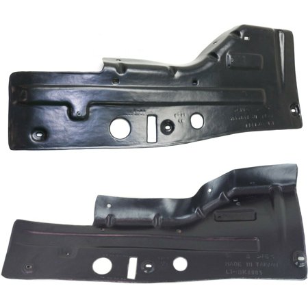 Set of 2 Engine Splash Shields Driver & Passenger Side LH RH For Buick Pair