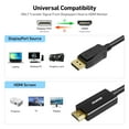 thumbnail image 4 of BENFEI 4K DisplayPort to HDMI 6 feet Cable,Uni-Directional,Compatible with HP, ThinkPad, AMD, NVIDIA, 4 of 8