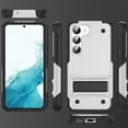 thumbnail image 3 of Designed for Samsung Galaxy S23 Plus Case, with Hidden Kickstand Military Grade Drop Protection Dustproof Hybrid Hard PC Kickstand Phone Case Cover for Men Women for S23 Plus, White, 3 of 7