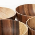 thumbnail image 5 of Solid Wood Serving Bowl for Cereal Soup Rice Fruits Natural Wooden Tableware Kitchen Dining, 5 of 8