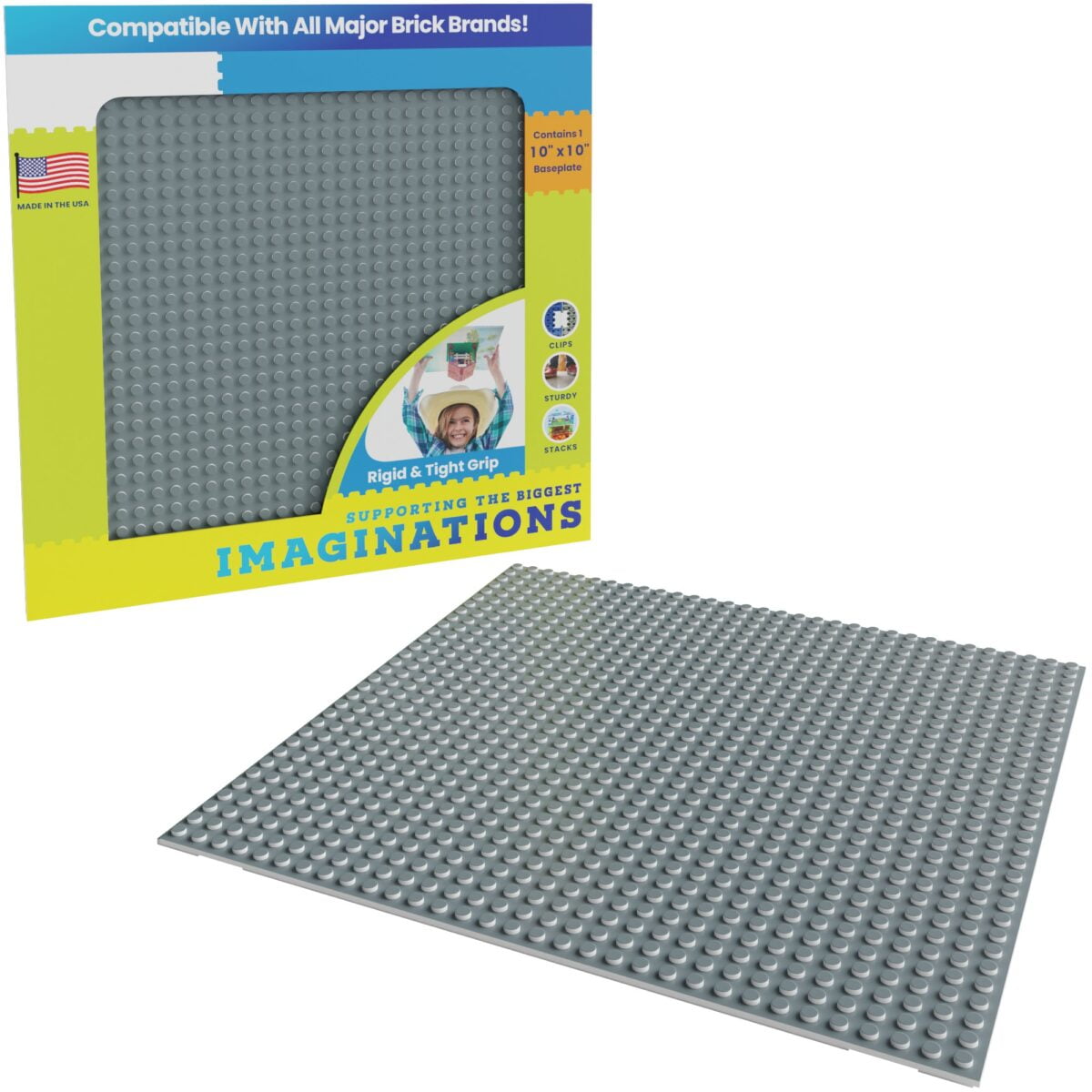 Gray Baseplate Lego Largest Base Plate Premium Gray Stackable Base