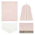 thumbnail image 2 of Sweet Jojo Designs Boho Fringe Blush Pink and Ivory 4 Piece Crib Bedding Set, 2 of 5