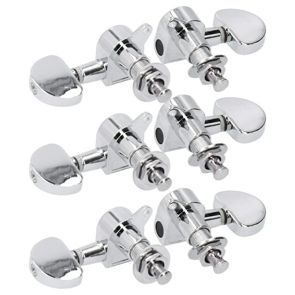 Boutons de Tête de Guitare, Accordeurs de Verrouillage de Guitare, Antirouille pour la Réparation de Guitare Électrique Maître Bronze, Cuivre, Argent