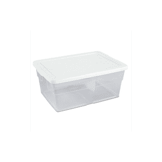 Sterilite 1644 - 16 Qt. Storage Box White 16448012