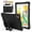 Black, variant on for iPad 9th Gen 2021/8th Gen 2020/7th Gen 2019 Case with Crossbody Strap, Butterfly Stand Cute Kids Friendly Shockproof Protective Heavy Duty Case Cover for iPad 10.2 Inch - Black