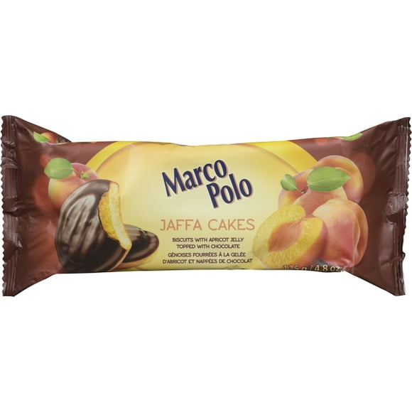 Gâteaux Jaffa Marco Polo à la Gelée d’Abricot et Chocolat, 135g