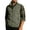 *Army Green, variant on Men's Softshell Stand Collar Vest with Pockets , Full Zip Sleeveless Lightweight Outdoor Jacket For Men,Army Green,XXS-3XL