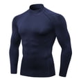 thumbnail image 5 of SUYIDA Men's Ice Silk Mesh Zip Top, Long Sleeve Breathable Athletic Tee, Quick Dry Comfortable Fit Shirt, 5 of 6