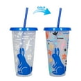thumbnail image 4 of Kjfeif Easter Bunny 24OZ Single Layer Plastic Color Changing Mugs, High Color Sensitive Coffee Mugs That Change with Temperature, Fun Easter Party Cup for Hot and Cold Drinks, 4 of 6