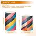 thumbnail image 6 of Yayeee Flameless Candles with Remote Flickering Battery Operated Multi Color Changing, Color Striped, 6 of 7