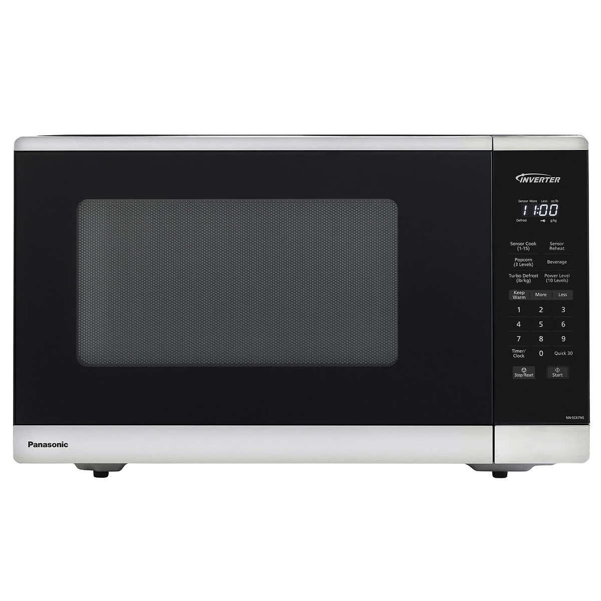 Panasonic 1.3 cu ft Countertop Microwave Oven in Black
