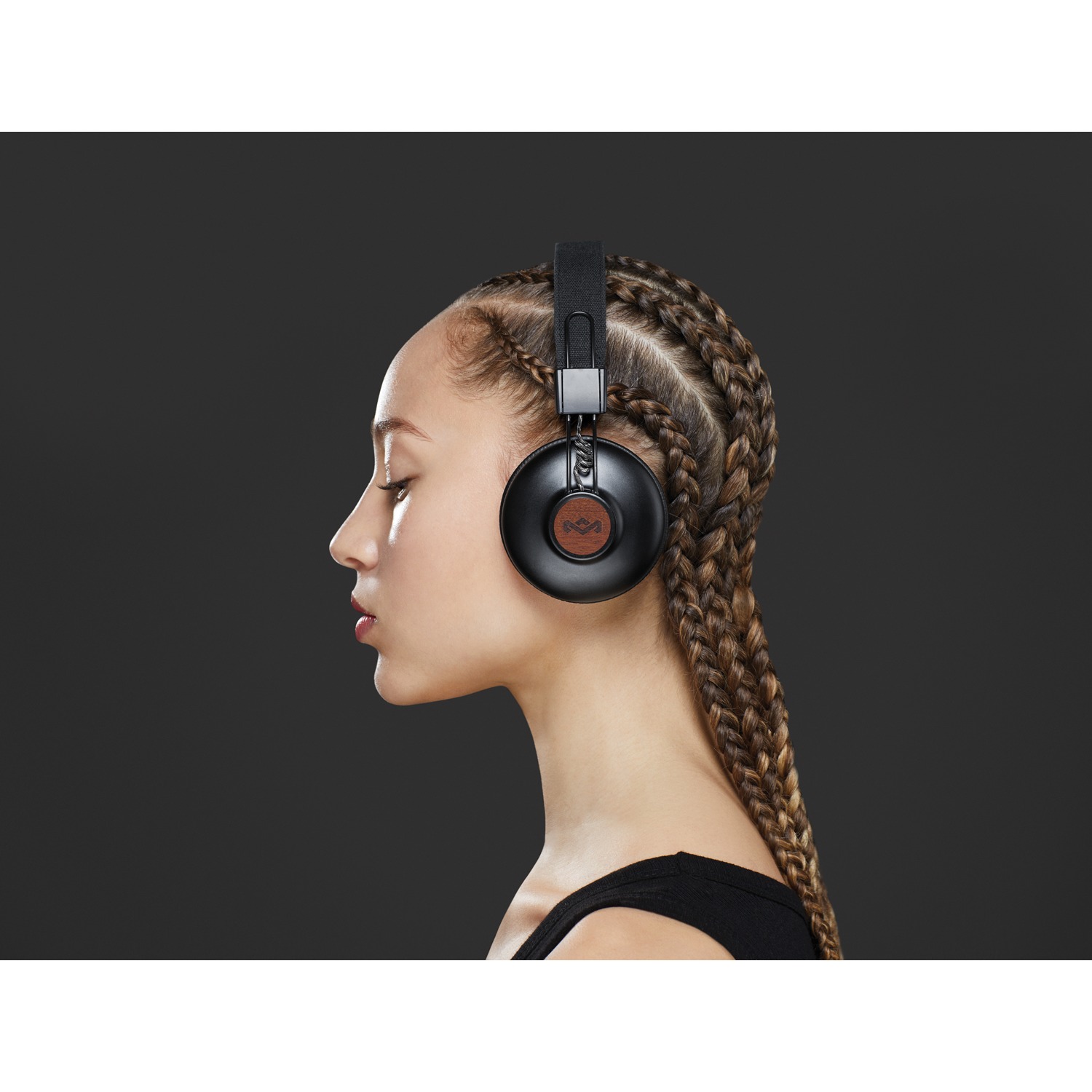 Marley EM-JH133-SB Positive Vibration 2 Wireless Bluetooth on Ear Headphones - Black - image 3 of 10