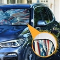 thumbnail image 3 of Statue Liberty with America Flat Car Windshield Sun Shade Foldable Car Front Window Visor Heat and UV Protection 57x31.5, 3 of 8