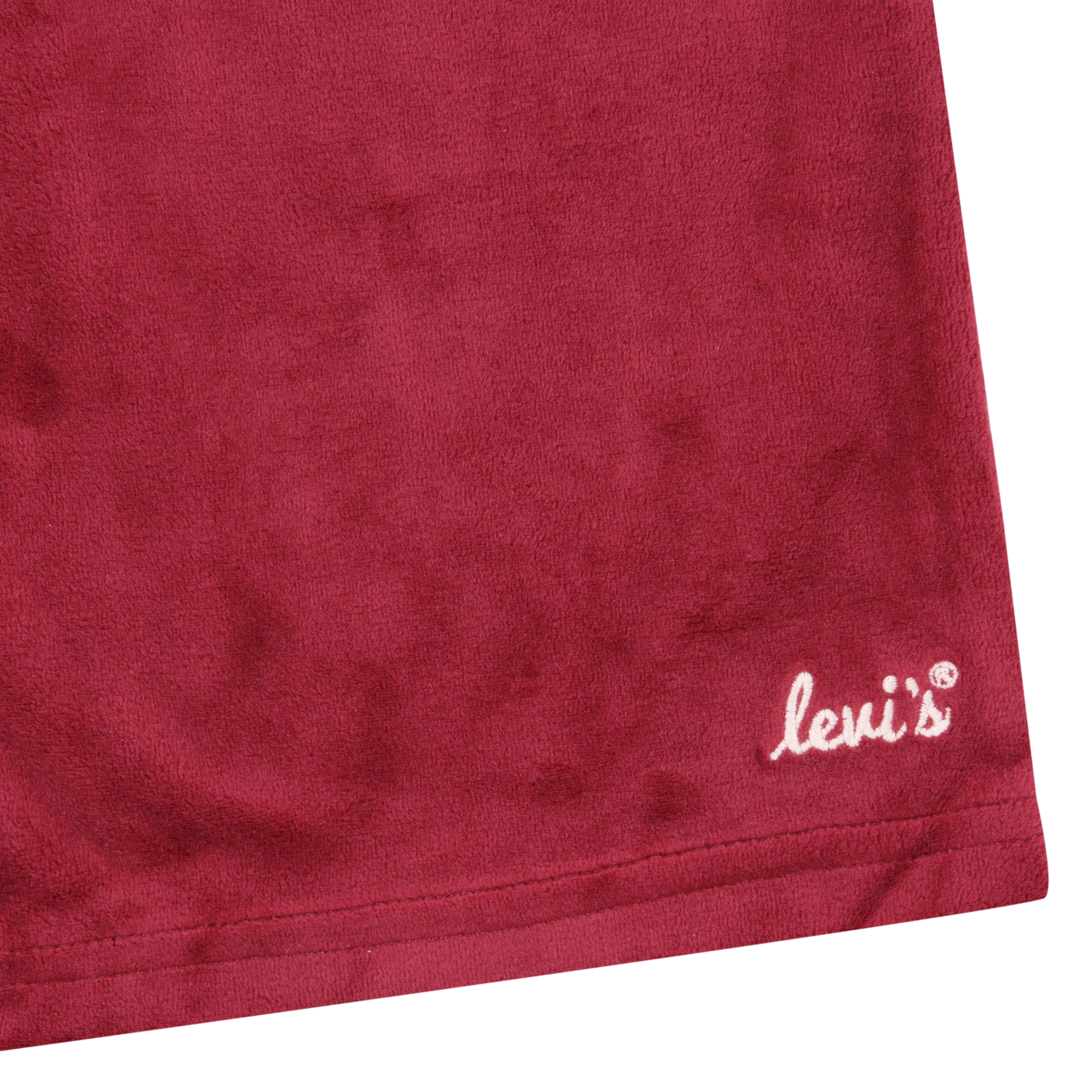 Levi Girls Wide Leg Velour Pant, Size 4-6X